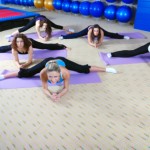yoga students