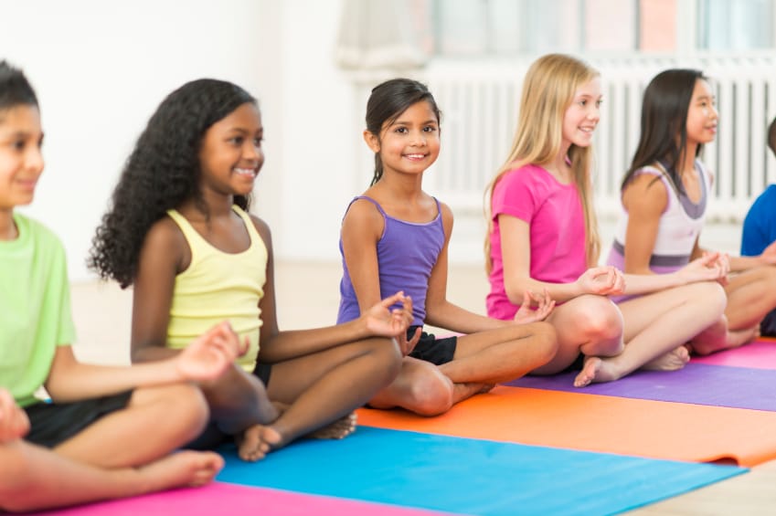 teaching kids' Yoga classes